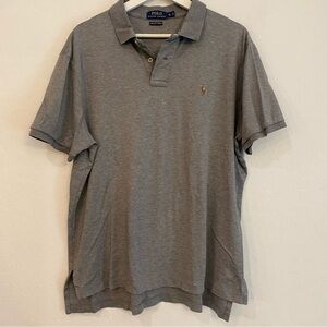Polo Ralph Lauren Pima Soft Touch Gray Polo Size XL